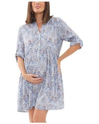 Ripe Maternity - Celest Button Through Dress - Lyst