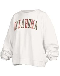 Pressbox - Oklahoma Sooners Janise Waist Length Oversized Pullover Sweatshirt - Lyst