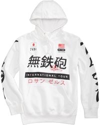 Young & Reckless Men's Graphic-print Hoodie - White
