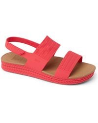 Reef - Water Vista Round Toe Flat Sandals - Lyst