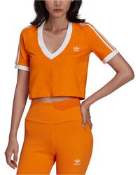 Orange adidas T-shirts for Women | Lyst