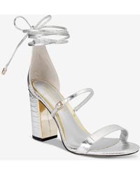 THINGS II COME - Kaysee Luxurious Block-heel Strappy Dress Sandals - Lyst