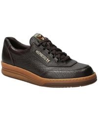 Mephisto - Match Full-grain Leather Arch Support Sneakers - Lyst