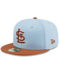 KTZ - /brown St. Louis Cardinals Spring Color Basic Two-tone 59fifty Fitted Hat - Lyst