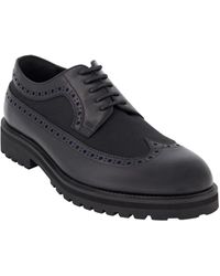 DKNY - Lace Up Rubber Sole Wingtip Dress Derby Shoes - Lyst