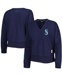 DKNY - Sport Seattle Mariners Lily V-neck Pullover Sweatshirt - Lyst