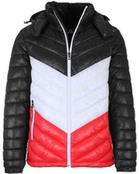 Galaxy By Harvic - Heavyweight Quilted Hooded Puffer Bubble Jacket - Lyst