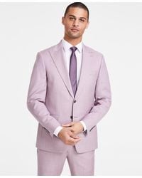 Calvin Klein - Slim-fit Wool-blend Stretch Sharkskin Suit Separate Jacket - Lyst