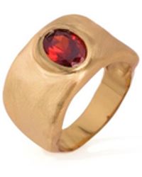 Retro Chic - Fig Band Ring - Lyst