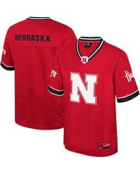 Colosseum Athletics - Red Nebraska Huskers Nothing But The Hits Football Jersey - Lyst