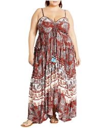 City Chic - Plus Size Lilah Love Maxi Dress - Lyst