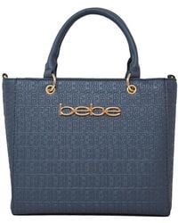 Bebe - Celia Embossed Top Handle Crossbody Bag - Lyst