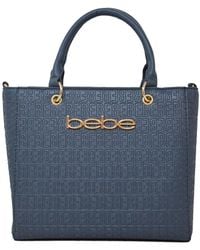 Bebe - Celia Embossed Top Handle Crossbody Bag - Lyst