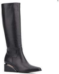 TORGEIS - Maegan Wedge Heel Tall Boot - Lyst