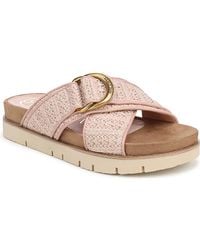 Sam & Libby - Ander Slide Round Toe Sandals - Lyst