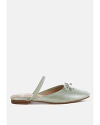 Rag & Co - Opalia Glitter Ballet Mules - Lyst