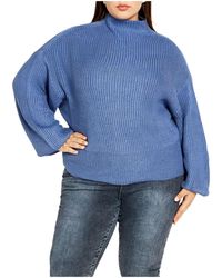 City Chic - Plus Size Angel Sweater - Lyst