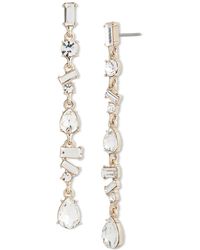 Givenchy - Mixed-cut Crystal Linear Drop Earrings - Lyst