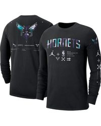 Nike - Charlotte Hornets Essential Air Traffic Control Long Sleeve T-shirt - Lyst