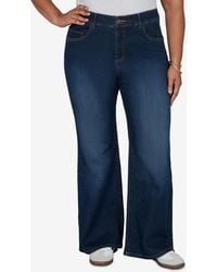 Ruby Rd. - Plus Size Flare Mid-rise Jeans - Lyst