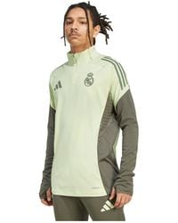 adidas - Real Madrid 2025/26 Aeroready Raglan Quarter-zip Training Pullover Hoodie - Lyst