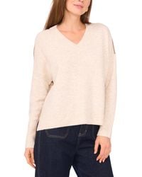 Vince Camuto - Colorblocked Drop-shoulder Sweater - Lyst