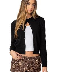 Edikted - Hollie Button Up Cardigan - Lyst