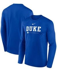 Nike - Kentucky Wildcats 2025 Courtside Basketball Shootaround Legend Dri-fit Long Sleeve T-shirt - Lyst
