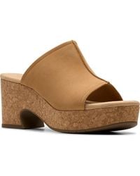 Clarks - Collection Nerisa Vine Wedge Sandals - Lyst