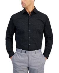 BarIII - Slim Fit Vine Print Dress Shirt - Lyst