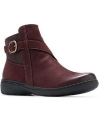 Clarks - Collection Carleigh Angie Round Toe Booties - Lyst
