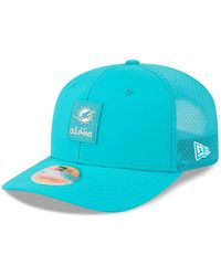 KTZ - Miami Dolphins 2025 Sideline 9seventy Trucker Adjustable Hat - Lyst