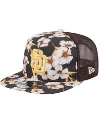 KTZ - San Diego Padres Adventure Pattern Golfer Trucker Snapback Hat - Lyst