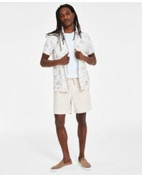 Sun & Stone - Sun Stone Shorts T Shirt Button Front Shirt Created For Macys - Lyst