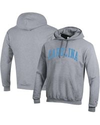 Champion - North Carolina Tar Heels Basic Arch Fleece Pullover Hoodie - Lyst