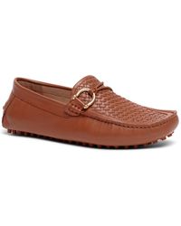 Carlos By Carlos Santana - Malone Interweave Driver Leather Loafer Slip-on Casual Shoe - Lyst