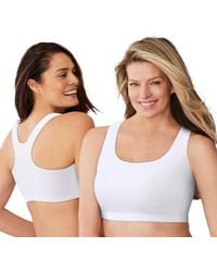Comfort Choice - Plus Size Wireless Sport Bra 2-pack - Lyst