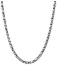 Giani Bernini - Curb Link Chain Necklace 18 24 In Sterling Silver Or 18k Gold Plated Over Sterling Silver - Lyst