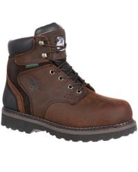 Georgia Boot - Brookville Steel Toe Waterproof Work Boot - Lyst