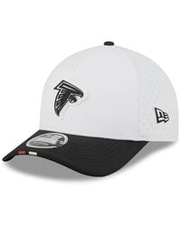 KTZ - White/black Atlanta Falcons 2025 Nfl Training Camp A-frame 9forty Adjustable Hat - Lyst