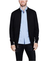 Tailorbyrd - Fine Knit Full Zip Mock Neck Sweater - Lyst