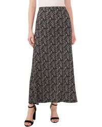 Vince Camuto - Floral Pull-on Maxi Skirt - Lyst
