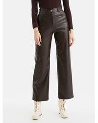Nocturne - High-waisted Wide-leg Pants - Lyst