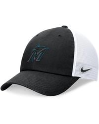 Nike - Miami Marlins Club Trucker Adjustable Hat - Lyst