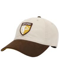 Harry Potter - Hufflepuff Crest White Dad Hat - Lyst