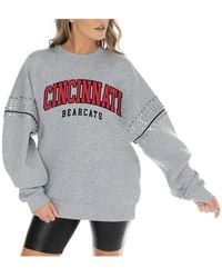 Gameday Couture - Cincinnati Bearcats Competitive Edge Oversized Fleece Pullover Sweatshirt - Lyst