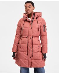 Steve Madden - Hooded Puffer Utility Coat - Lyst