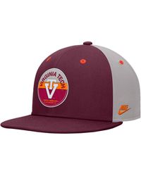 Nike - Virginia Tech Hokies Vintage Patch Snapback Hat - Lyst