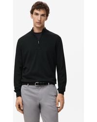 Mango - Perkins Neck Wool Sweater - Lyst