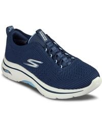 Skechers - Go Walk Arch Fit- Crystal Waves Walking Sneakers From Finish Line - Lyst